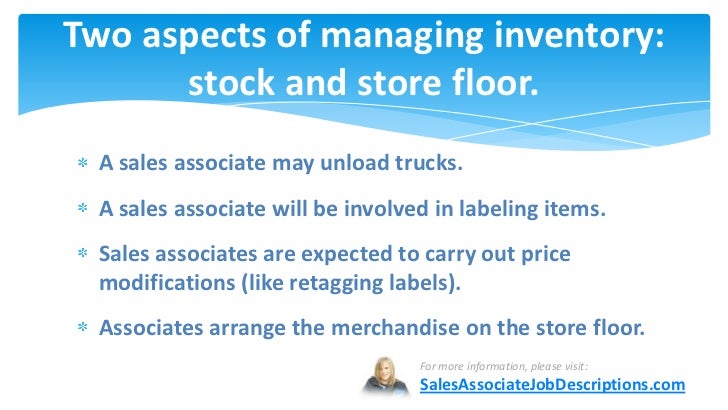 merchandise associate job description