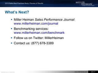 Managing Relationships / Key accountsOur salespeople are definitely effective at producing year-over-year revenue growth from existing customersWe jointly set long-term objectives with our strategic accounts83%79%28%22%World ClassOthersWorld ClassOthers