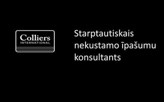 Starptautiskais
nekustamo īpašumu
konsultants
 