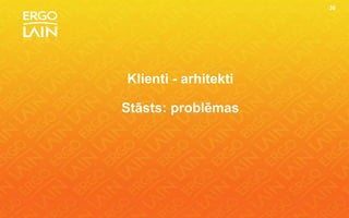 36




Klienti - arhitekti

Stāsts: problēmas
 