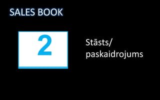 SALES BOOK


     2       Stāsts/
             paskaidrojums
 
