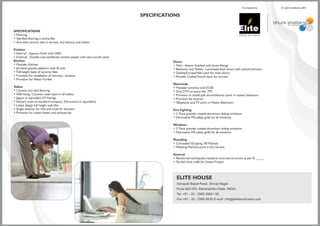 Sales booklet