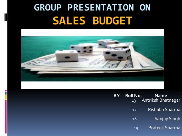 sales budget