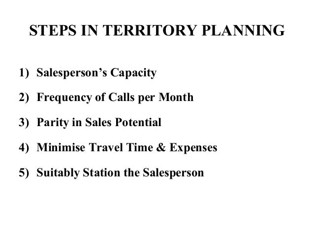 territory planning