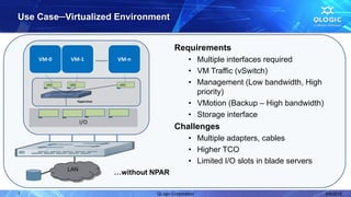 QLogic Adapters & Virtualized Environments | PPTX