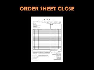 ORDER SHEET CLOSE
 