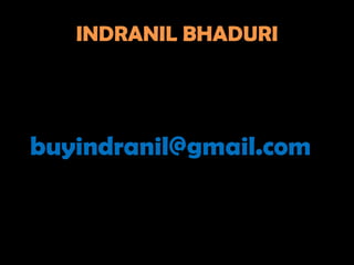 INDRANIL BHADURI




buyindranil@gmail.com
 