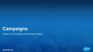 Campaigns
What is a Campaign & Member Status
 