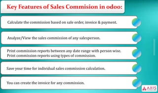 Easily manage Sales Commission Payments in Odoo | PPT