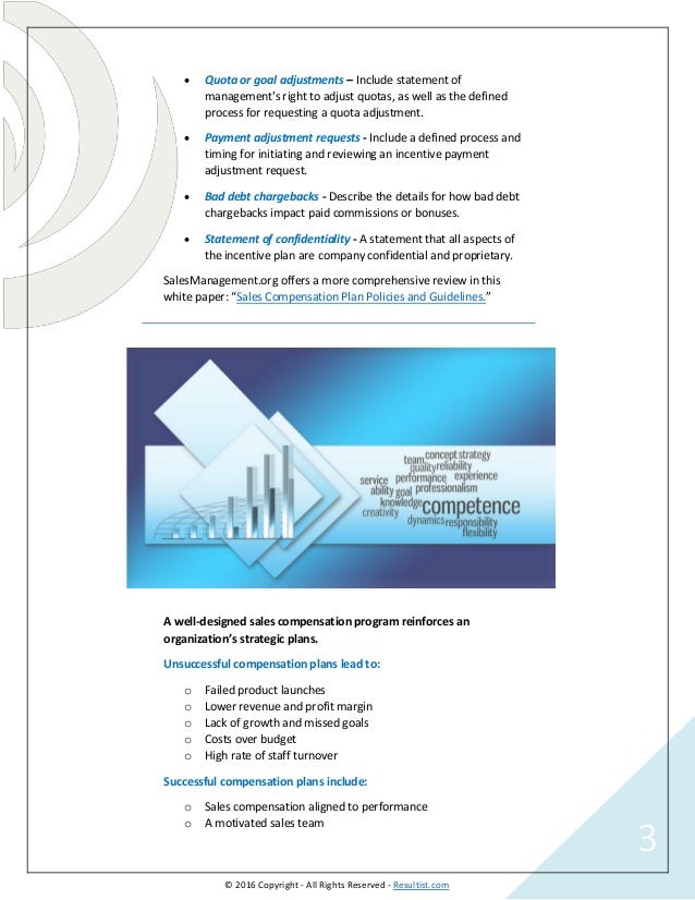 sales compensation plans examples templates software options commission plan template