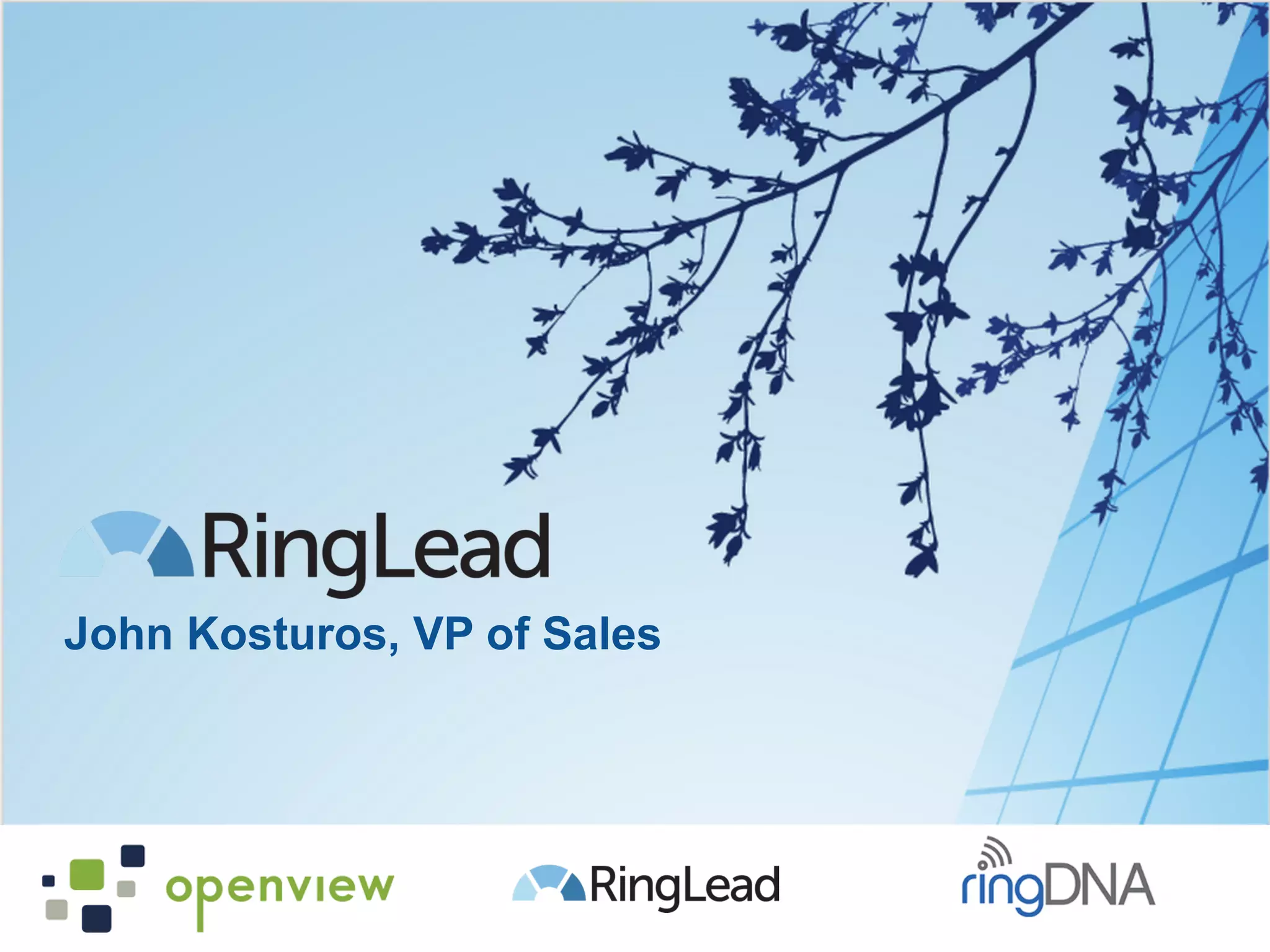 John Kosturos, VP of Sales
 