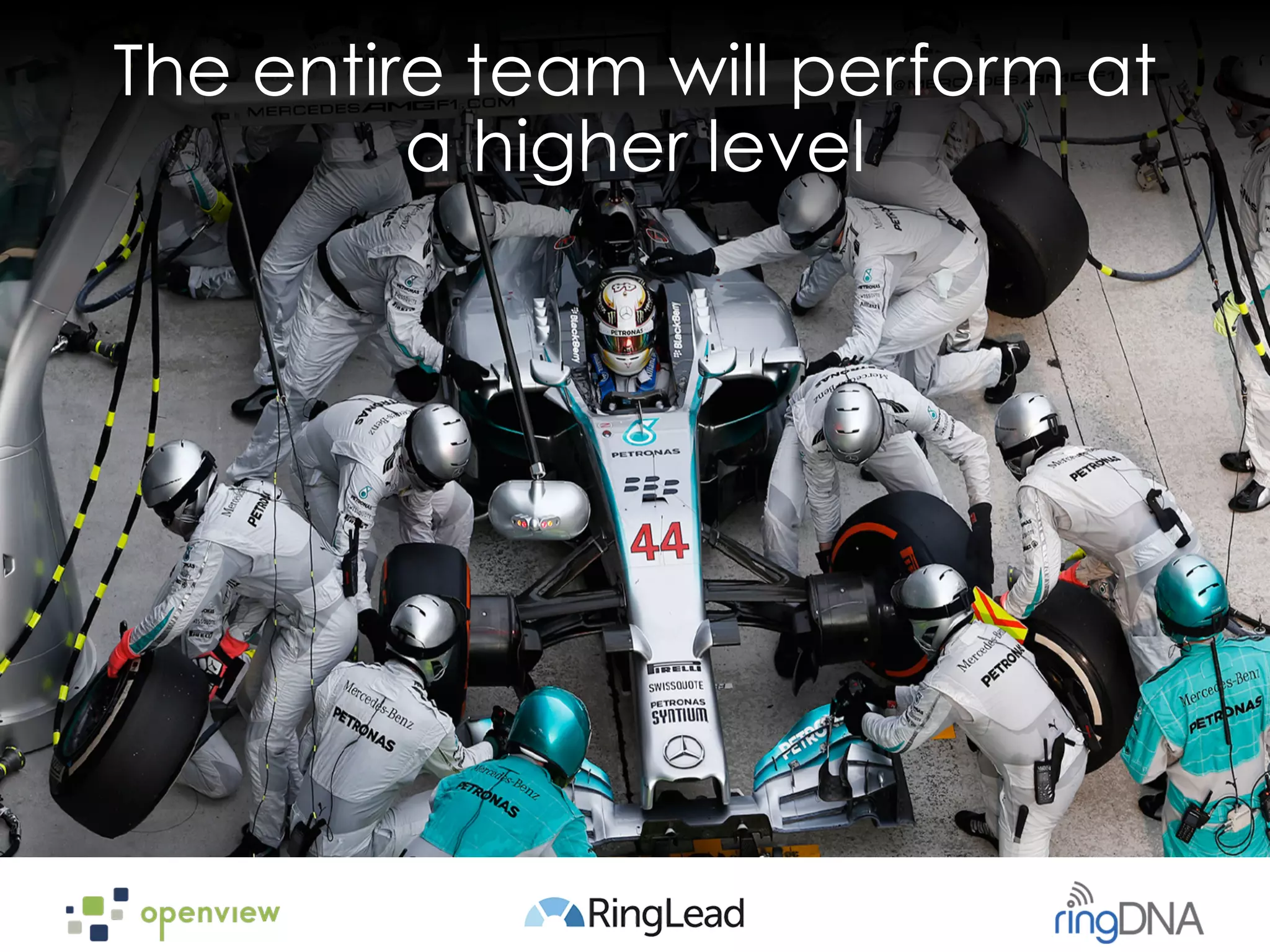 The entire team will perform at
a higher level
 