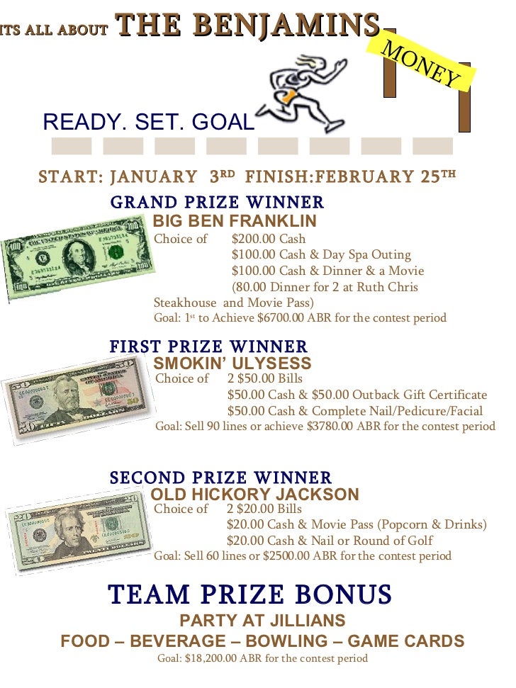 sales contest sales contest ideas