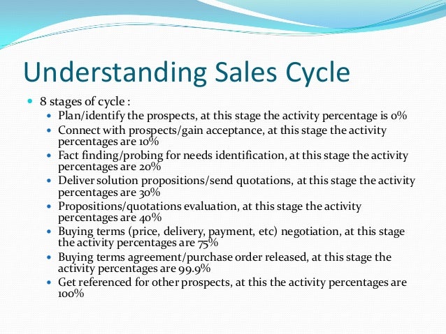 sales cycle steps