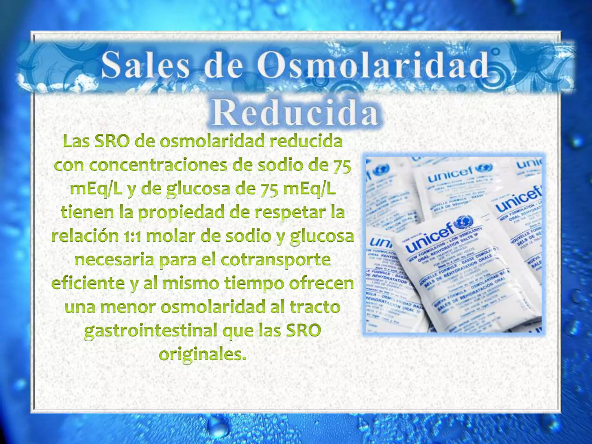 Sales de rehidratacion oral clase tera | PPTX