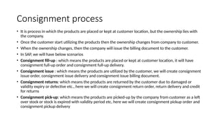 Different SAP Sales & Disitribution Processes | PPTX