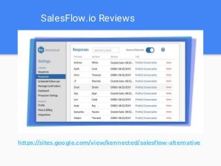 SalesFlow.io Reviews
https://sites.google.com/view/kennected/salesflow-alternative
 