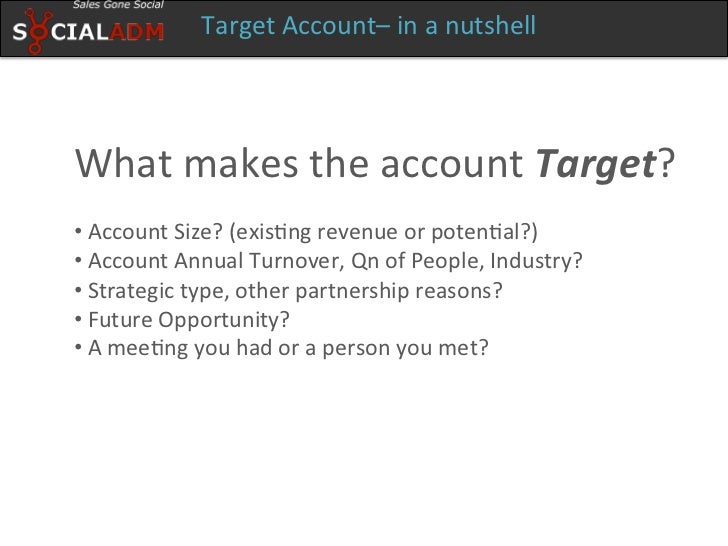 Target Account Whitepaper