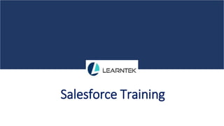 Salesforce Training
 