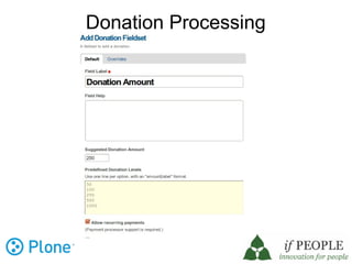 Donation Processing
 