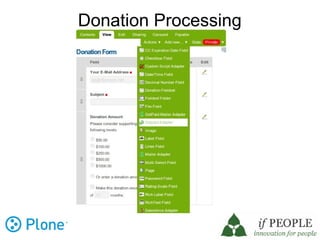 Donation Processing
 