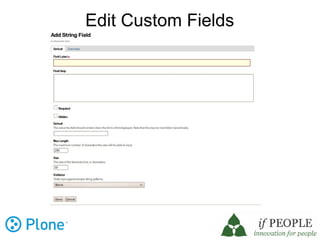 Edit Custom Fields
 