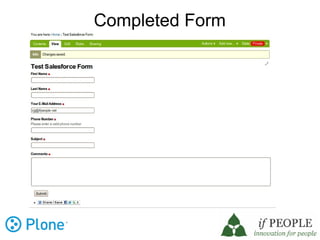Completed Form
 