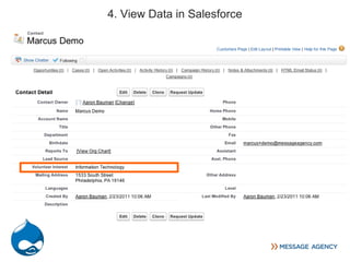 4. View Data in Salesforce
 