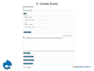5. Create Event
 