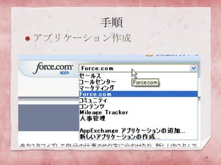 手順アプリケーション作成8