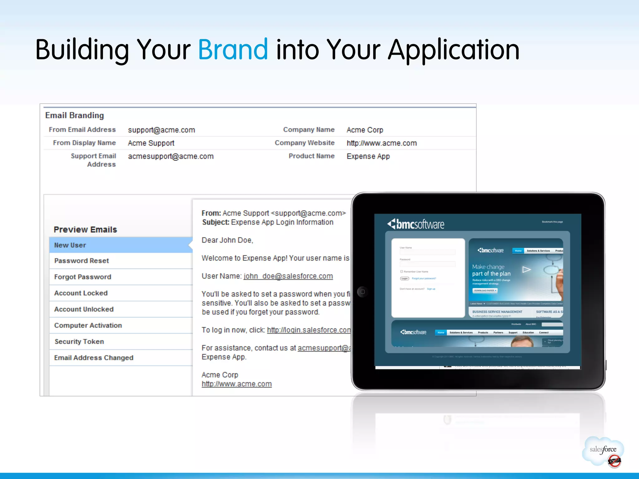 Building Your Brand into Your Application
 