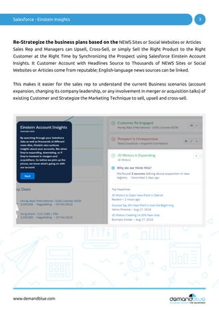 Salesforce Einstein Insights: Boost Sales with AI | White Paper | PDF