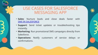 Salesforce Text Messaging Powering Real Time Customer Communication | PPTX
