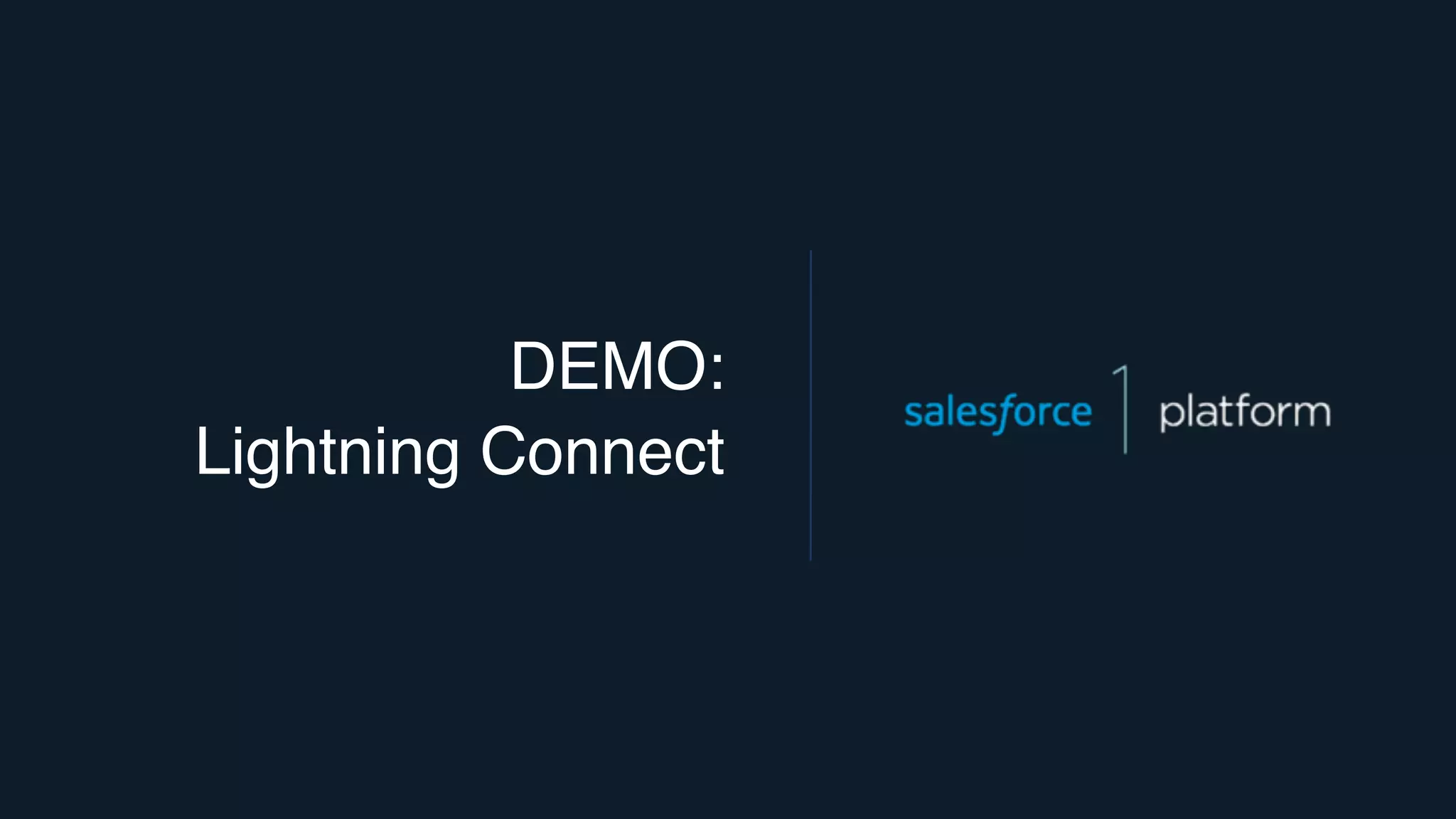 DEMO: Lightning Connect 