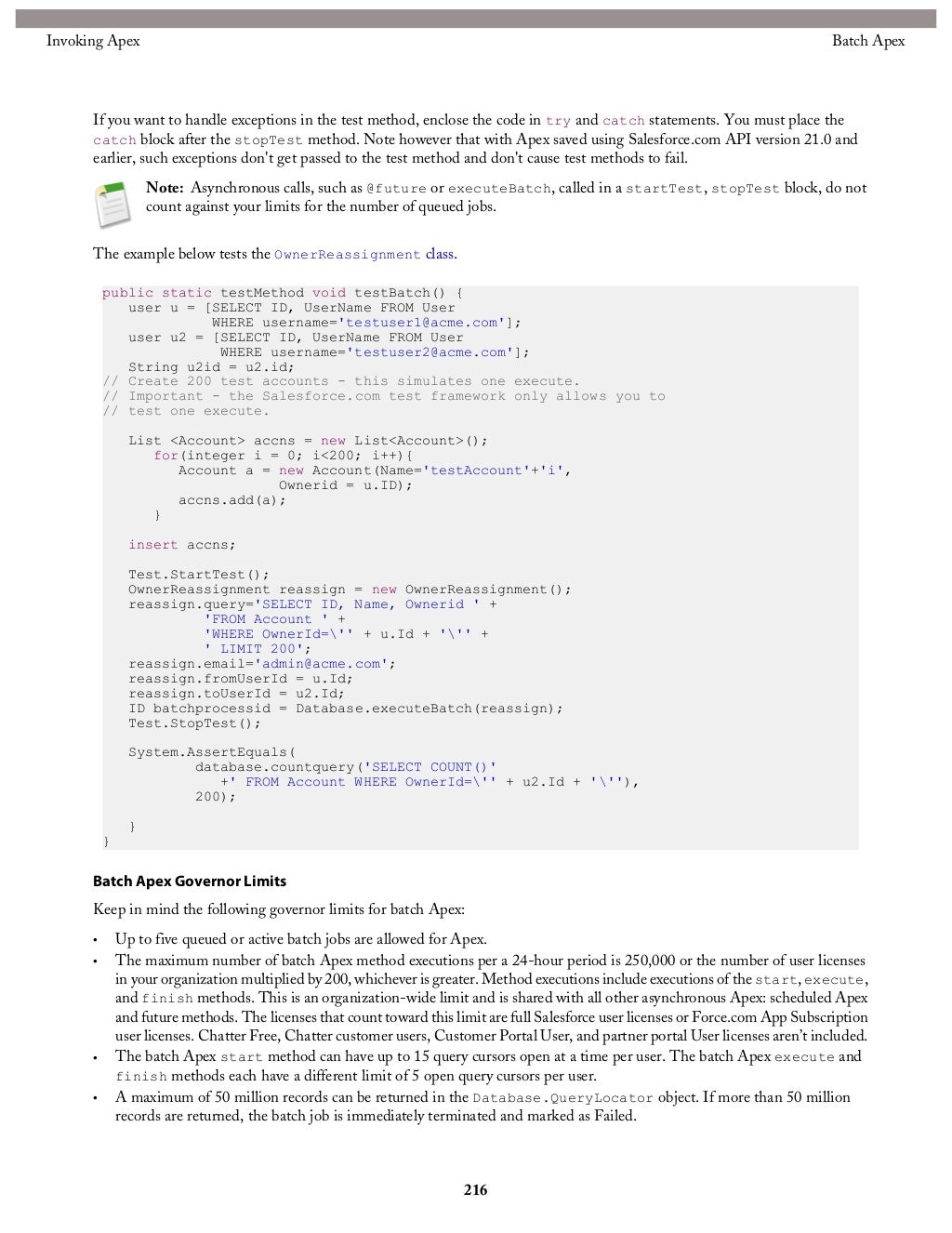 Salesforce Apex Language Reference