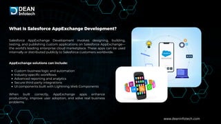 Salesforce AppExchange Development for Custom Apps | PDF
