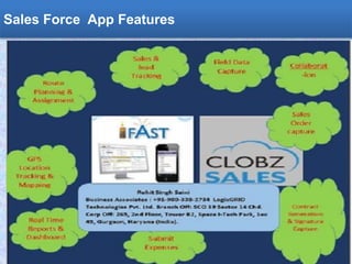 Timesheet AppSales Force App Features
 