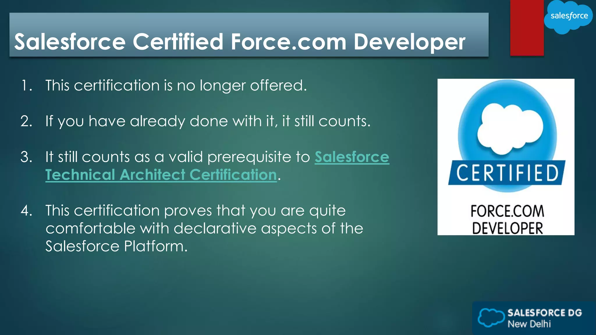 Salesforce Certifications:Explained | PDF