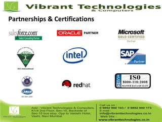 Partnerships & Certifications
 