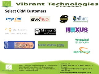 Select CRM Customers
 
