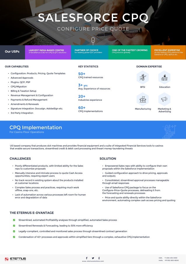 CPQ-Specialist Unterlage