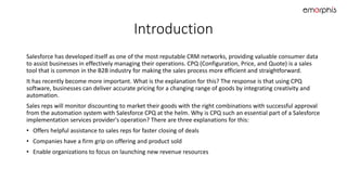 Salesforce CPQ Implementation Guide: Tips and Tricks | PPTX