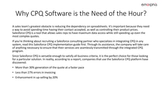 Salesforce CPQ Implementation Guide: Tips and Tricks | PPTX