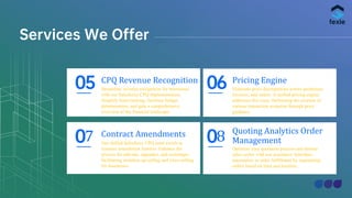 Salesforce CPQ Implementation at Fexle Services | PPTX