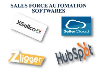 SALES FORCE AUTOMATION
SOFTWARES
 