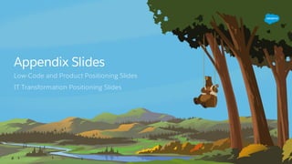 Appendix Slides
Low-Code and Product Positioning Slides
IT Transformation Positioning Slides
 