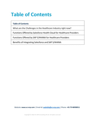 Salesforce Health Cloud and SAP S/4HANA Integration for Improved ...