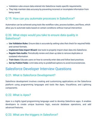 Salesforce Interview Questions By Scholarhat | PDF