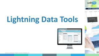 Business confidential. All rights reserved. © WalkMe.com
Lightning Data Tools
10
 