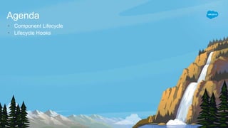 Agenda
• Component Lifecycle
• Lifecycle Hooks
 
